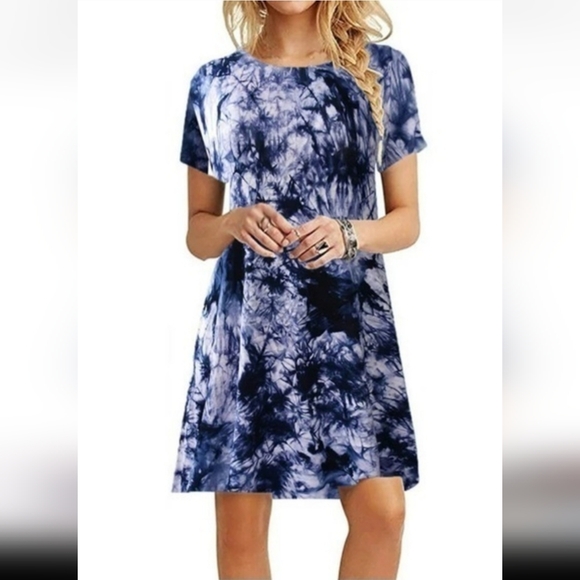 PHILOSOPHY Nordstrom flattering swing dress oversized & roomy fits sizes S,M, L - Picture 3 of 17